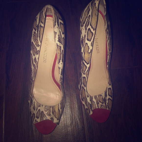 💜Enzo Angiolini Peep Toe Heels Sz8💜 - Picture 1 of 5